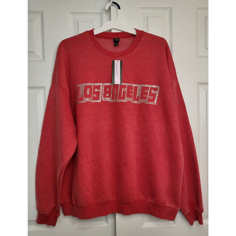 Wild Fable Red Los Angeles Sweatshirt